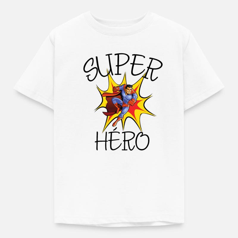 Super Heroin - Kinder T-Shirt - Weiß