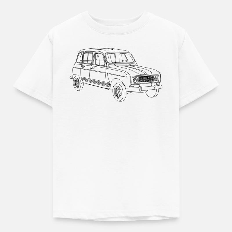 Der 4L - Kinder T-Shirt - Weiß