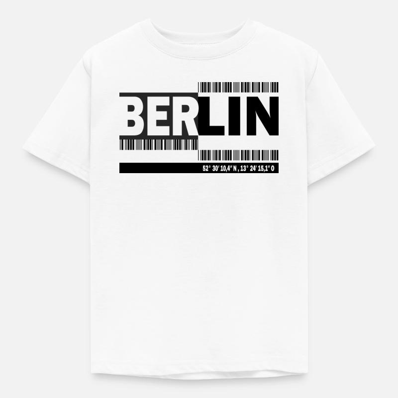 BERLIN - Barcode - Kids' T-Shirt - white
