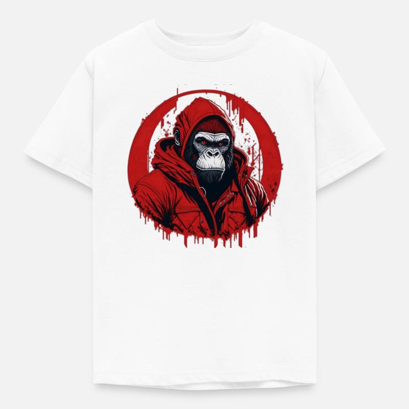 Gorilla Street Style - Maglietta per bambini - bianco