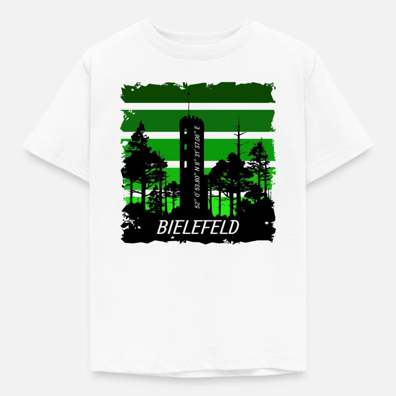 Bielefeld - Kinder T-Shirt - Weiß