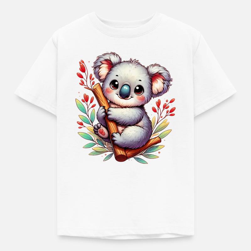 Koala - Kinder T-Shirt - Weiß