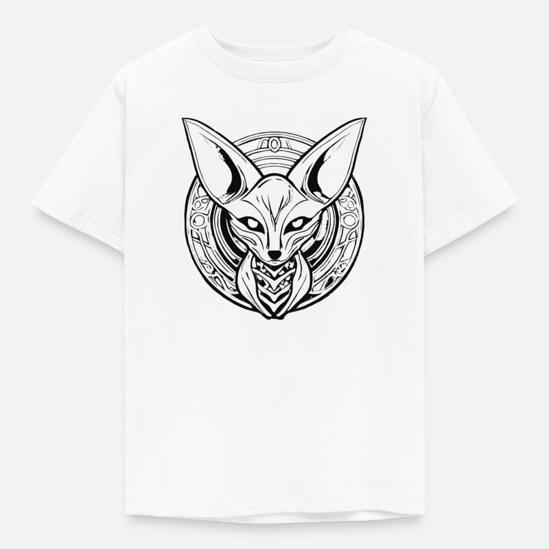 Fennek - Kinder T-Shirt - Weiß