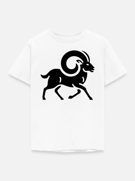 Widder 3 - Kinder T-Shirt - Weiß