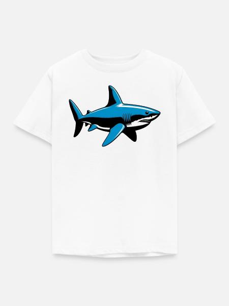 Hai - Kinder T-Shirt - Weiß