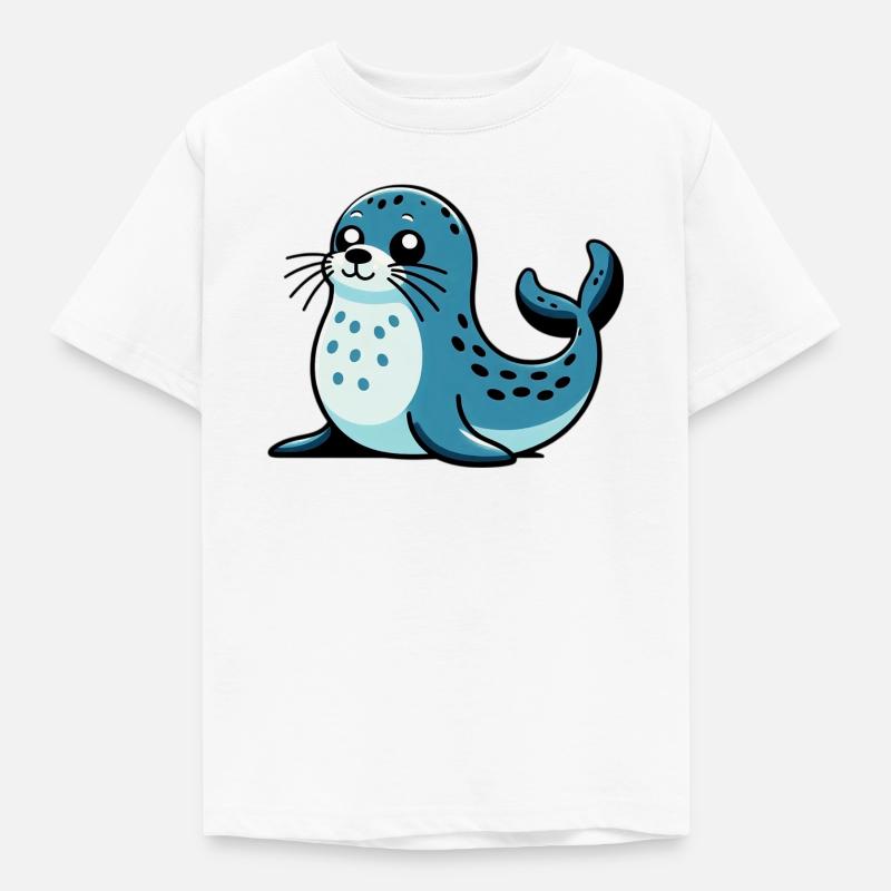 Sæl - Børne-T-shirt - hvid