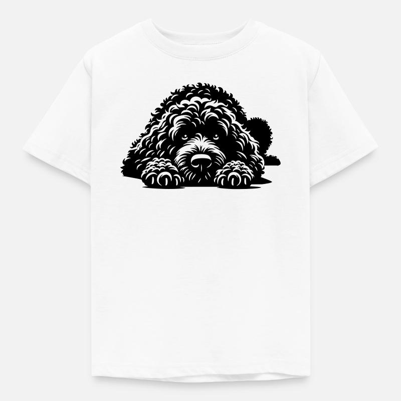 Spanischer Wasserhund - Kinder T-Shirt - Weiß