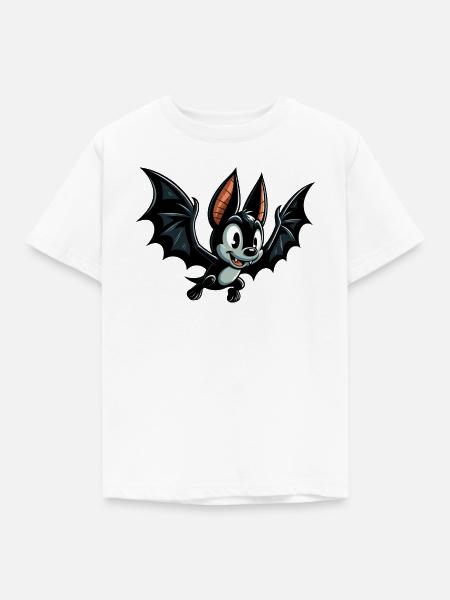 Fledermaus - Kinder T-Shirt - Weiß