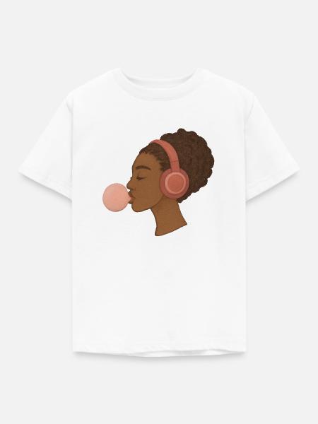 Musik - Kinder T-Shirt - Weiß