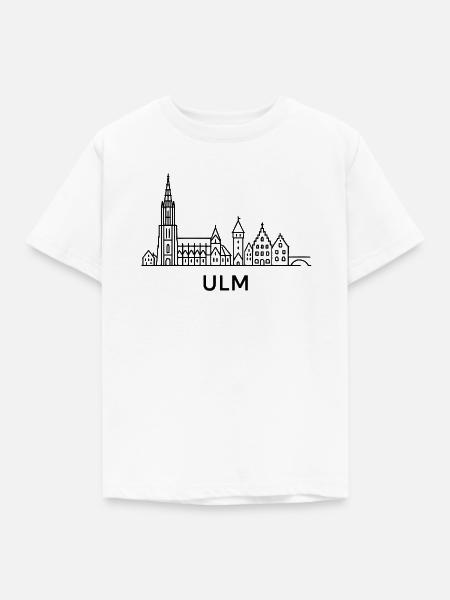 Ulm - Kinder T-Shirt - Weiß