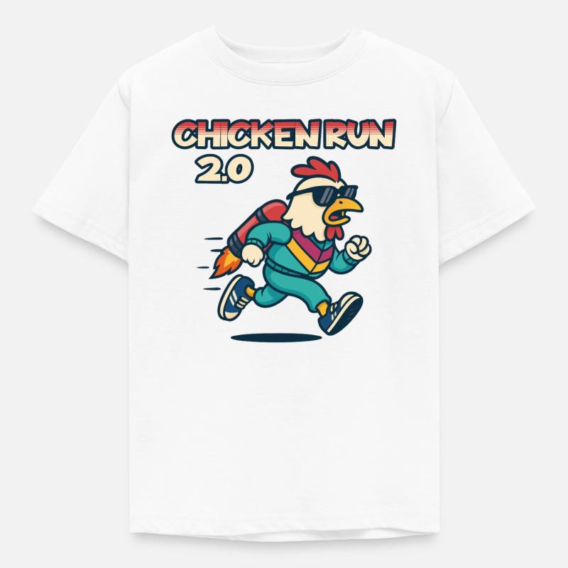 Pack Aventure Chicken Run 2.0 - T-shirt Enfant - blanc