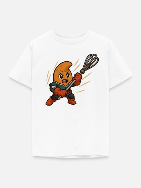 Anime Kipferl - Kinder T-Shirt - Weiß