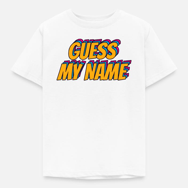 Devinez le nom de Mi - T-shirt Enfant - blanc