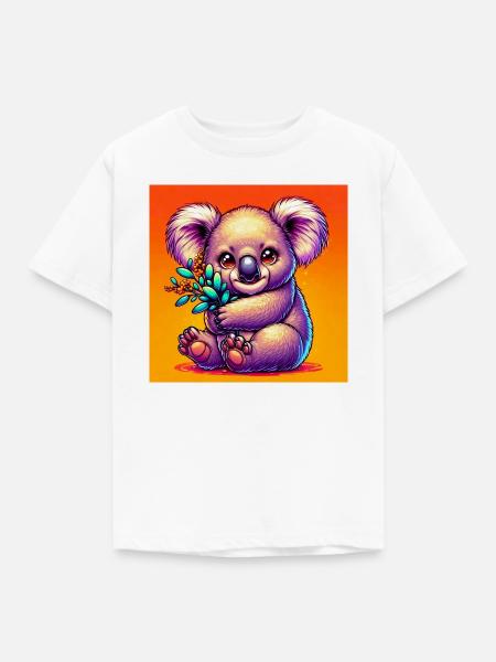 Koala - Kinder T-Shirt - Weiß