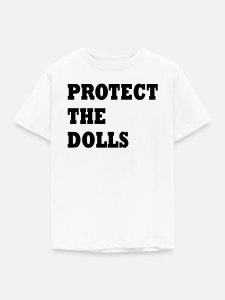 protect the dolls - Kinder T-Shirt - Weiß