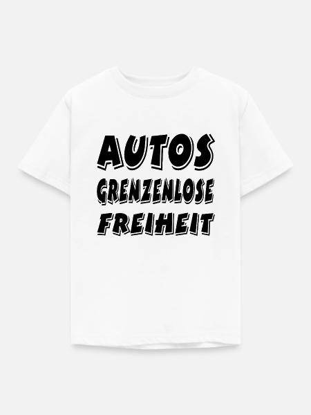 Auto - Kinder T-Shirt - Weiß