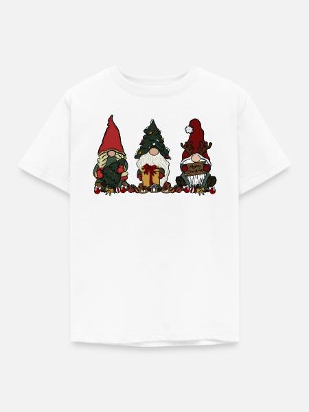 Wichtel Weihnachten - Kinder T-Shirt - Weiß