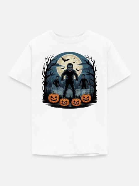 Zombie Halloween - Kinder T-Shirt - Weiß