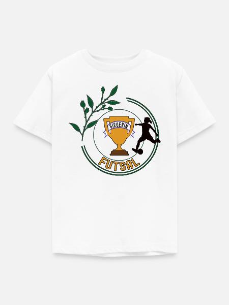 Futsal Siegerin Futsalerin Spielerin Sieg - Kinder T-Shirt - Weiß