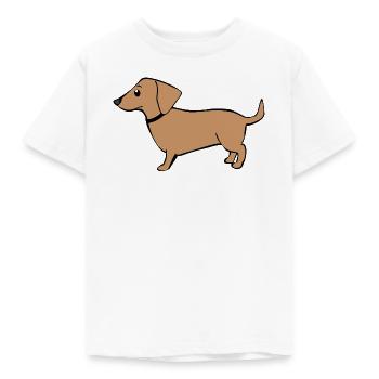 süßer Dachshund Hunde T-shirt Geschenk Kinder - Kinder T-Shirt - Weiß - Vorne - AI Model Kid Male (0cm)