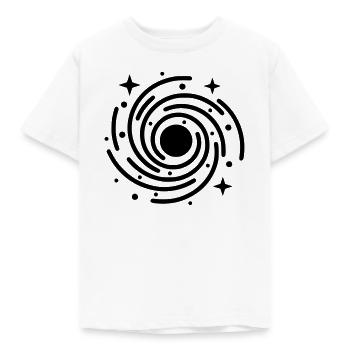 Galaxy & Black Hole | Universe Symbol - Kids' T-Shirt - white - Front - AI Model Kid Male (0cm)