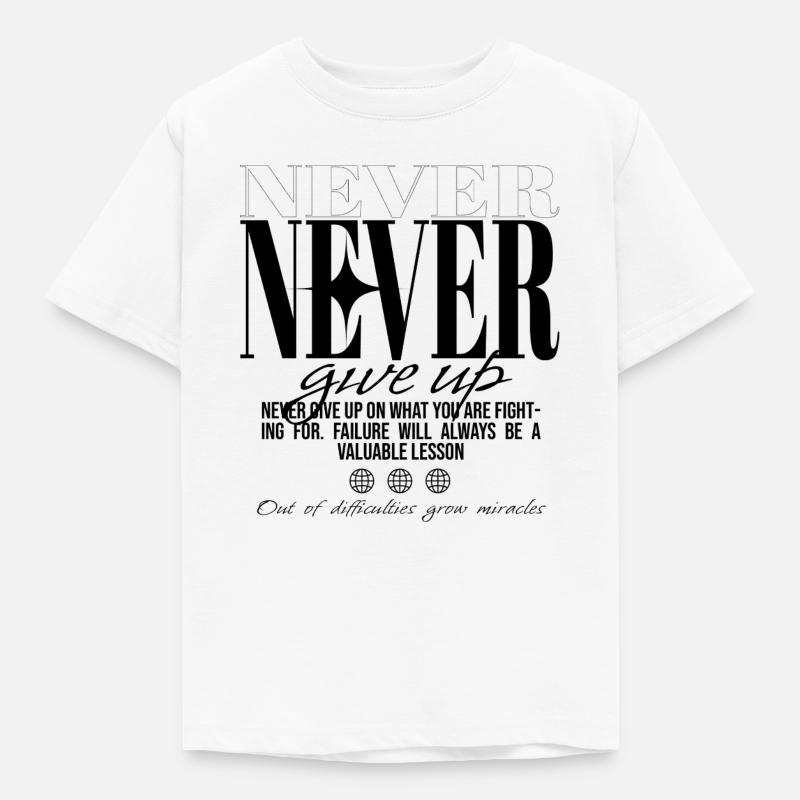 Never stop discovering - Kids' T-Shirt - white