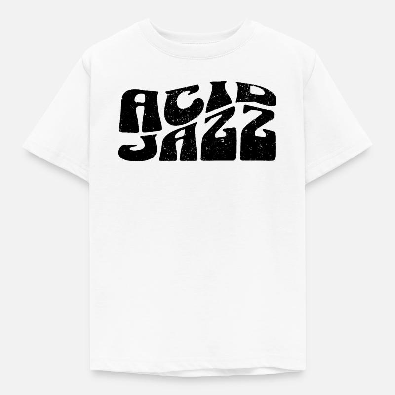 jazz acido - Maglietta per bambini - bianco