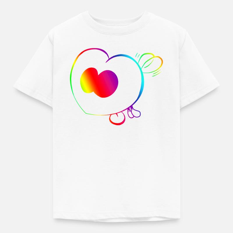 Trickster Yum Rainbow - Kinder T-Shirt - Weiß