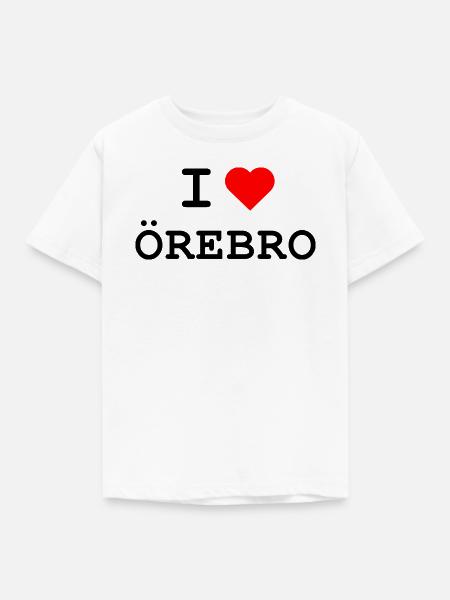 I love Örebro - Kinder T-Shirt - Weiß