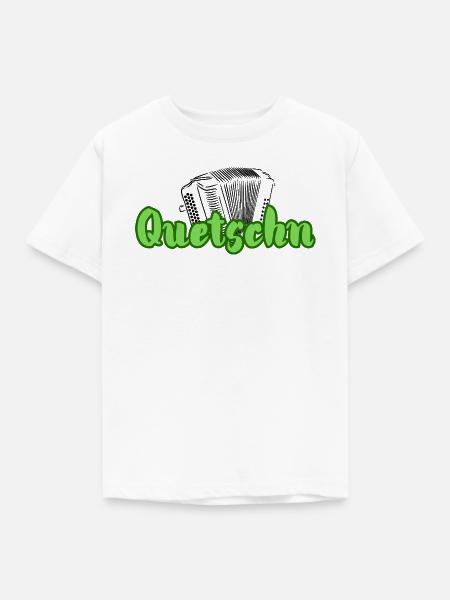 Quetschn - Kinder T-Shirt - Weiß