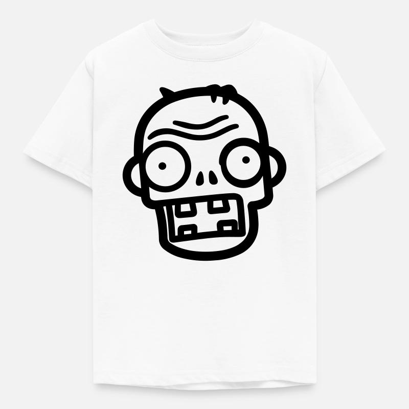 Zombie - Kinder T-Shirt - Weiß