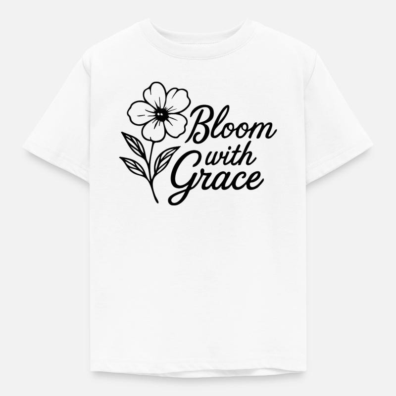 Éclore avec grâce - T-shirt Enfant - blanc