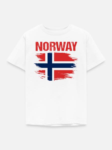 Norwegen Oslo Skandinavien Norweger - Kinder T-Shirt - Weiß