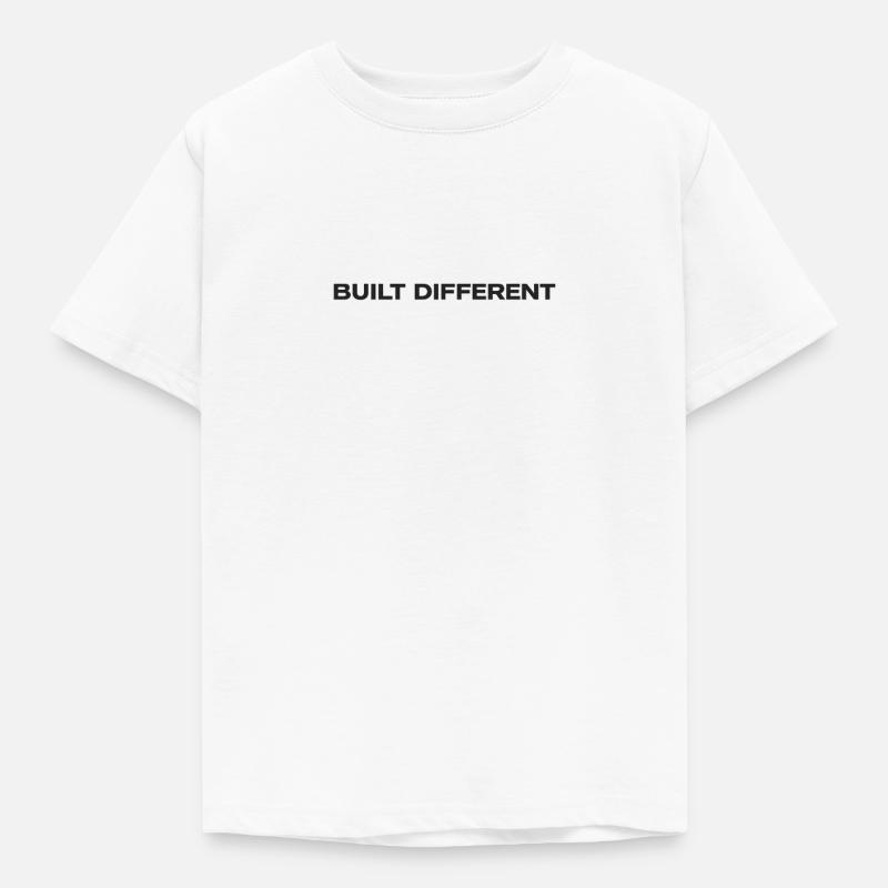Built differently - Kids' T-Shirt - white