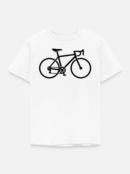 Rennrad Icon - Kinder T-Shirt - Weiß