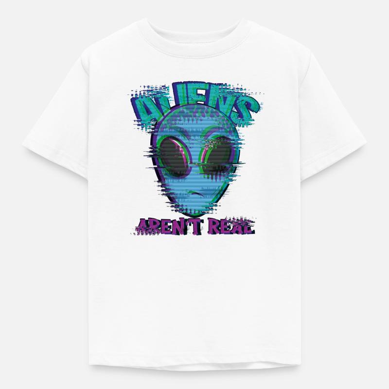 Bizarre, ce n’est pas un vrai bug extraterrestre - T-shirt Enfant - blanc