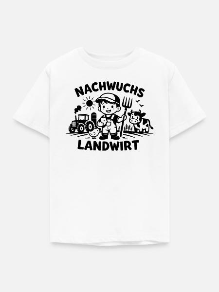 Nachwuchs Landwirt - Kinder T-Shirt - Weiß