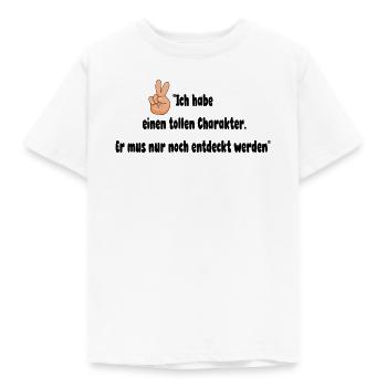 Great character - Kids' T-Shirt - white - Front - AI Model Kid Male (0cm)