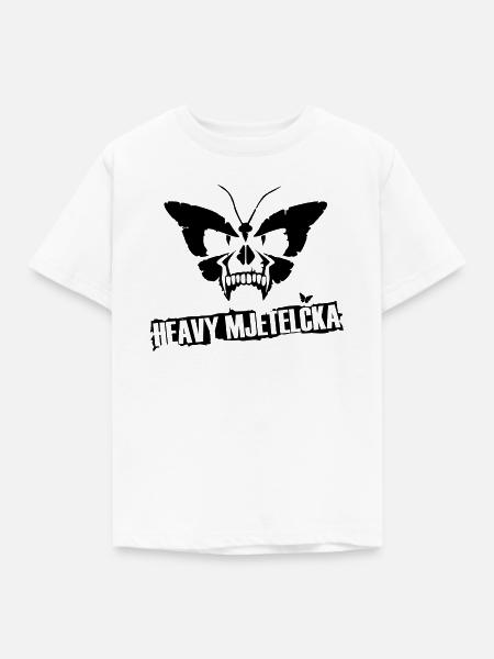 HEAVY MJETELČKA - Kinder T-Shirt - Weiß
