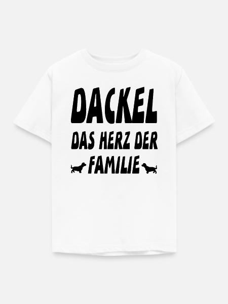 Dackel - Kinder T-Shirt - Weiß