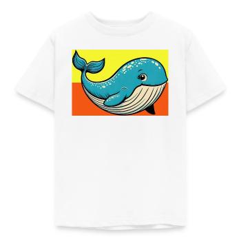 Wal - Kinder T-Shirt - Weiß - Vorne - AI Model Kid Male (0cm)