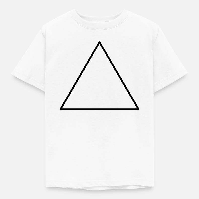 Symbol triangle equilateral - Kids' T-Shirt - white