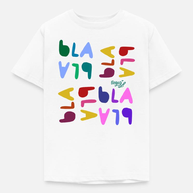 Bla bla bla - T-shirt Enfant - blanc