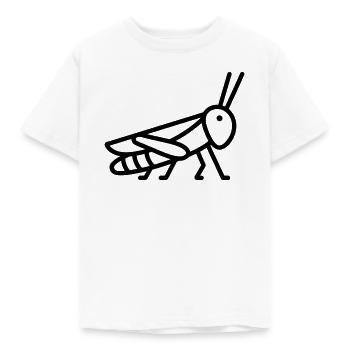 Heuschrecke - Kinder T-Shirt - Weiß - Vorne - AI Model Kid Male (0cm)