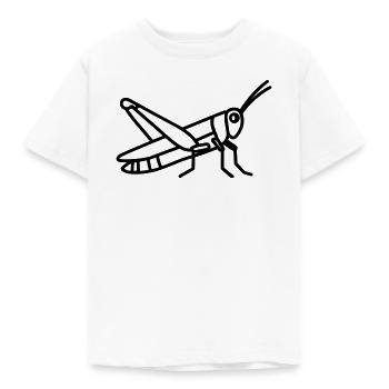 Heuschrecke - Kinder T-Shirt - Weiß - Vorne - AI Model Kid Male (0cm)