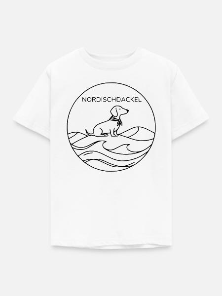 nordischdackel - Kinder T-Shirt - Weiß