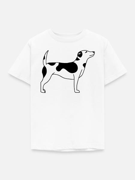 Hund - Kinder T-Shirt - Weiß