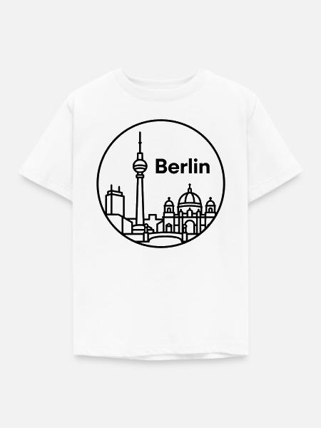 Berlin - Kinder T-Shirt - Weiß