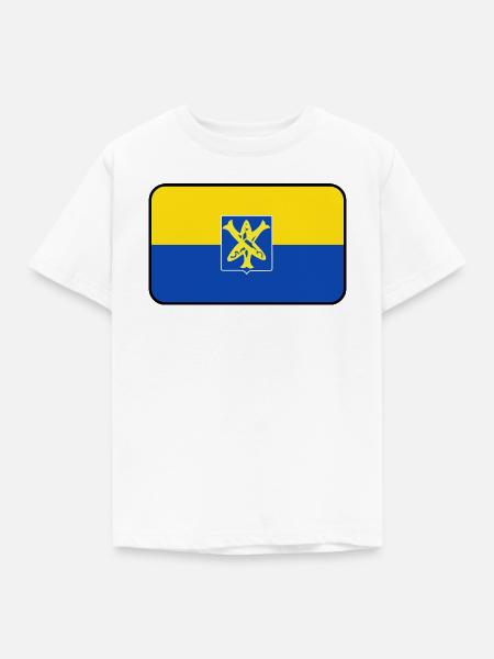Zandvoort-Flaggenlogo - Kinder T-Shirt - Weiß