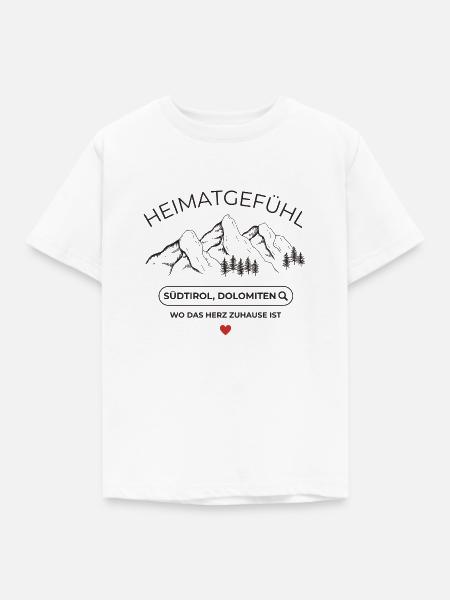 Heinatliebe - Südtirol - Dolomiten - Kinder T-Shirt - Weiß